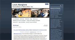 Desktop Screenshot of louismangione.com